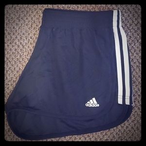 Adidas, Black Athletic Shorts, Size L
